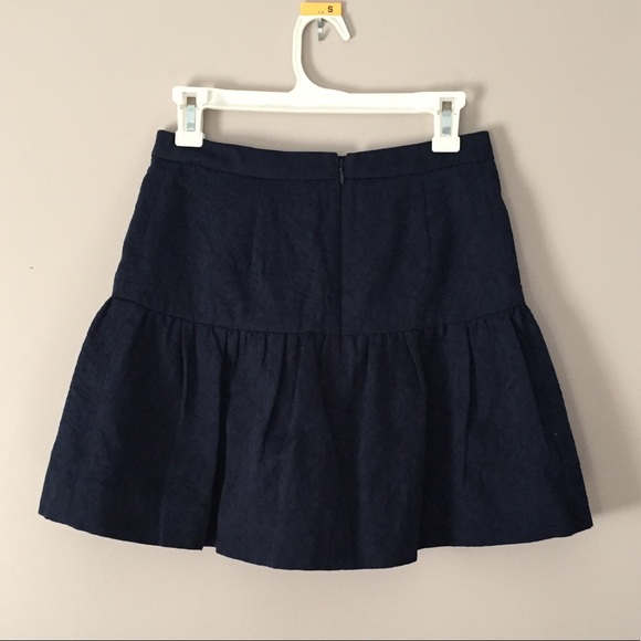 J.Crew navy blue mini skirt - Picture 2 of 8